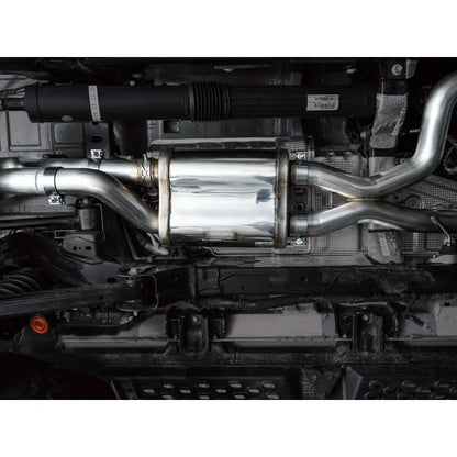 AWE Tuning 22-24 Ford Bronco Raptor 4WD Dual BashGuards Cat-Back SwitchPath Exhaust (No Tips) - Get it from Bo