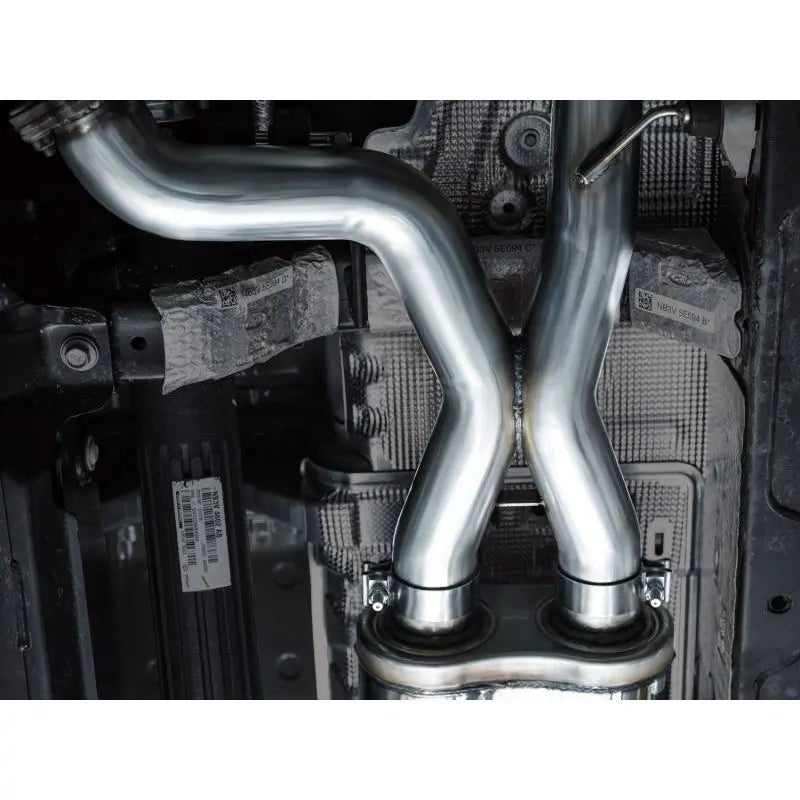AWE Tuning 22-24 Ford Bronco Raptor 4WD Dual BashGuards Cat-Back SwitchPath Exhaust (No Tips) - Get it from Bo