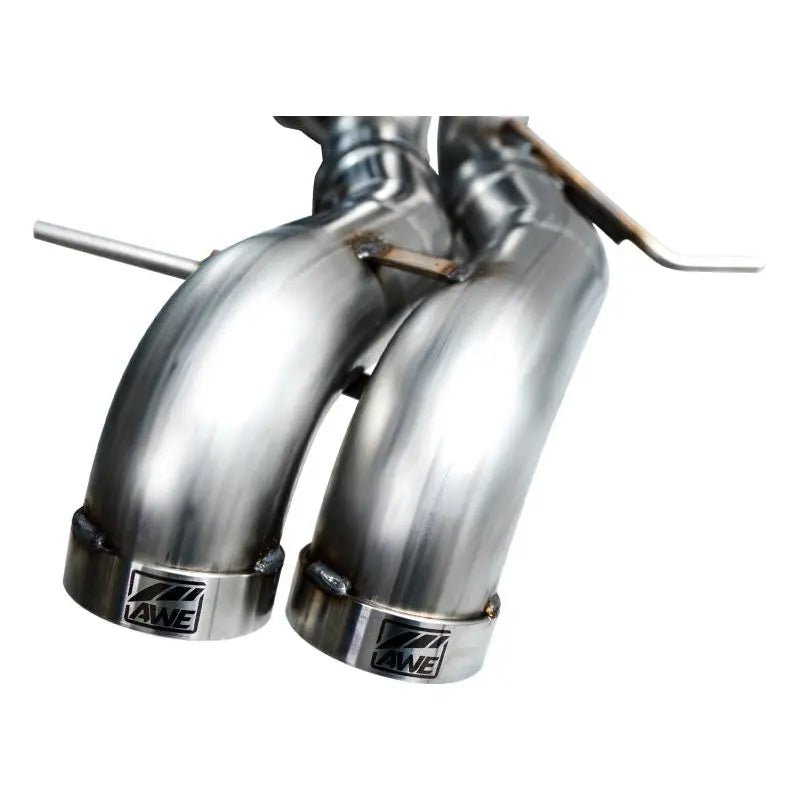 AWE Tuning 22-24 Ford Bronco Raptor 4WD Dual BashGuards Cat-Back SwitchPath Exhaust (No Tips) - Get it from Bo