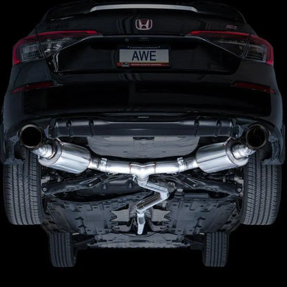 AWE Tuning 22+ Honda Civic Si/Acura Integra Touring Edition Catback Exhaust - Dual Diamond Black Tip NP Motorsports
