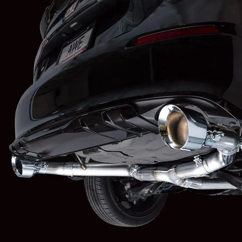 AWE Tuning 22+ Honda Civic Si/Acura Integra Track Edition Catback Exhaust - Dual Chrome Silver Tips - Get it from Bo