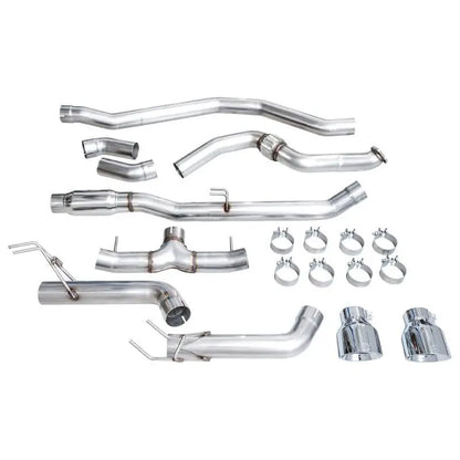 AWE Tuning 22+ Honda Civic Si/Acura Integra Track Edition Catback Exhaust - Dual Chrome Silver Tips NP Motorsports