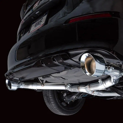 AWE Tuning 22+ Honda Civic Si/Acura Integra Track Edition Catback Exhaust - Dual Chrome Silver Tips NP Motorsports