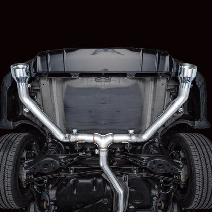 AWE Tuning 22+ Honda Civic Si/Acura Integra Track Edition Catback Exhaust - Dual Chrome Silver Tips NP Motorsports