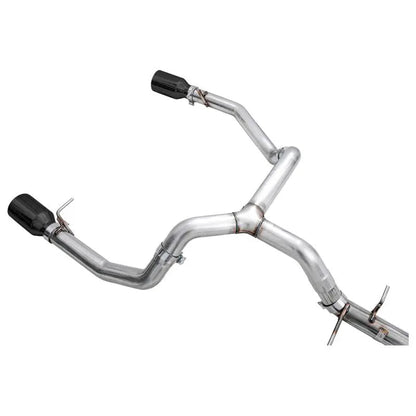AWE Tuning 4th Gen GM 1500 5.3L 0FG Catback Split Rear Exit (Flat Bumper) - Dual Diamond Tips - Get it from Bo