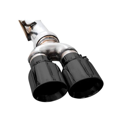 AWE Tuning 4th Gen GM 1500 6.2L 0FG Catback Split Rear Exit (w/ Bumper Cutouts) - Quad Diamond Tips NP Motorsports