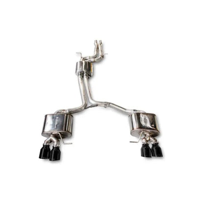 AWE Tuning Audi 8R SQ5 Touring Edition Exhaust - Quad Outlet Diamond Black Tips - Get it from Bo