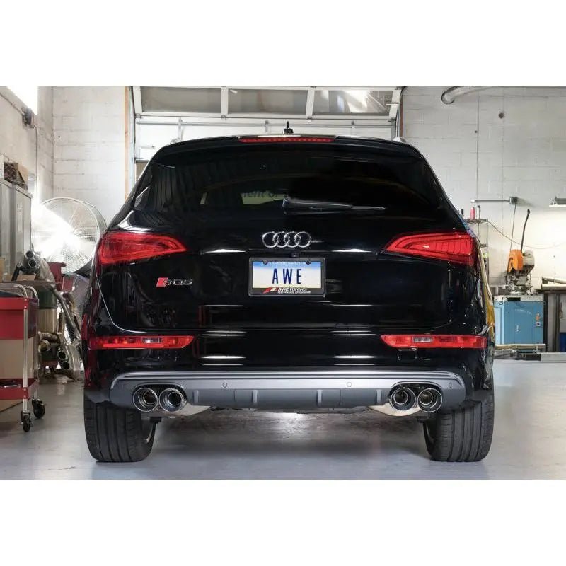 AWE Tuning Audi 8R SQ5 Touring Edition Exhaust - Quad Outlet Diamond Black Tips - Get it from Bo