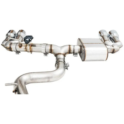 AWE Tuning Audi 8V S3 SwitchPath Exhaust w/Chrome Silver Tips 102mm NP Motorsports