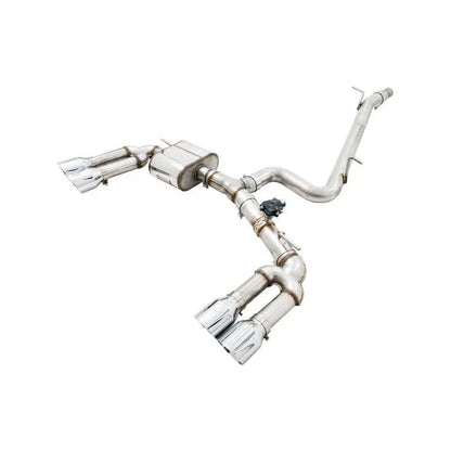 AWE Tuning Audi 8V S3 SwitchPath Exhaust w/Chrome Silver Tips 102mm NP Motorsports