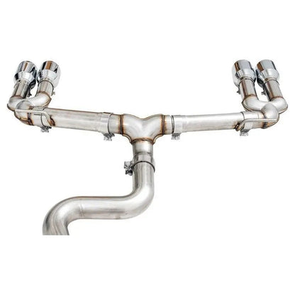 AWE Tuning Audi 8V S3 Track Edition Exhaust w/Chrome Silver Tips 102mm - Get it from Bo