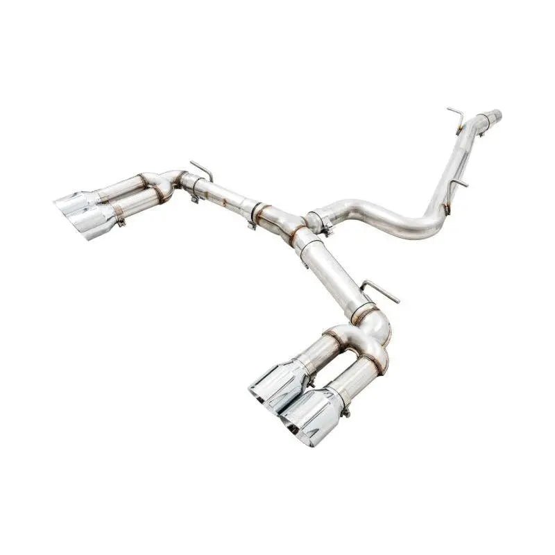 AWE Tuning Audi 8V S3 Track Edition Exhaust w/Chrome Silver Tips 102mm - Get it from Bo
