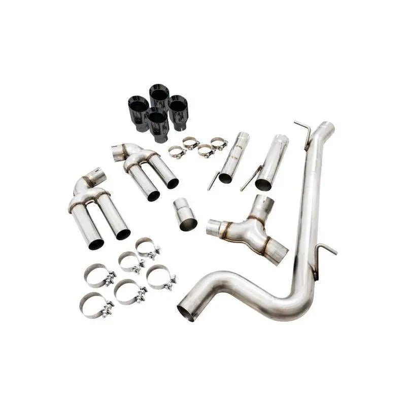 AWE Tuning Audi 8V S3 Track Edition Exhaust w/Diamond Black Tips 102mm - Get it from Bo