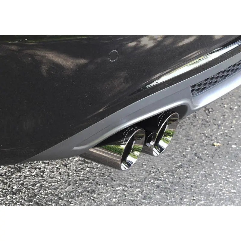 AWE Tuning Audi B8 A4 Touring Edition Exhaust - Single Side Polished Silver Tips - Get it from Bo