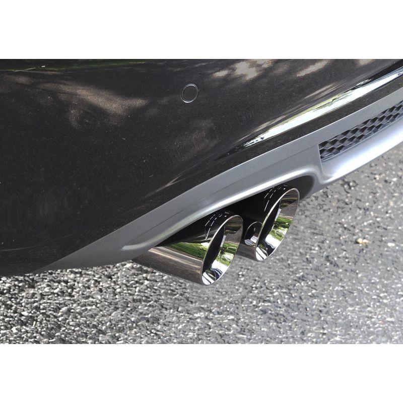 AWE Tuning Audi B8 A4 Touring Edition Exhaust - Single Side Polished Silver Tips NP Motorsports
