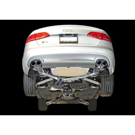 AWE Tuning Audi B8 / B8.5 S4 3.0T Touring Edition Exhaust - Chrome Silver Tips (90mm) - Get it from Bo
