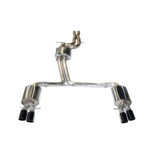 AWE Tuning Audi B8 / B8.5 S4 3.0T Touring Edition Exhaust - Diamond Black Tips (90mm) - Get it from Bo