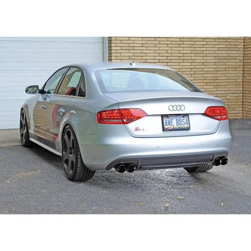 AWE Tuning Audi B8 / B8.5 S4 3.0T Touring Edition Exhaust - Diamond Black Tips (90mm) - Get it from Bo