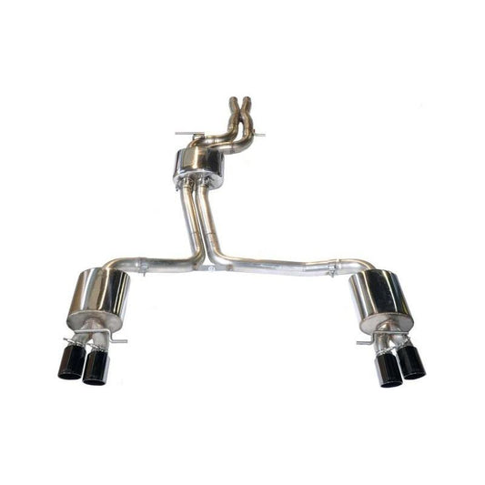 AWE Tuning Audi B8 S5 4.2L Touring Edition Exhaust System - Diamond Black Tips NP Motorsports