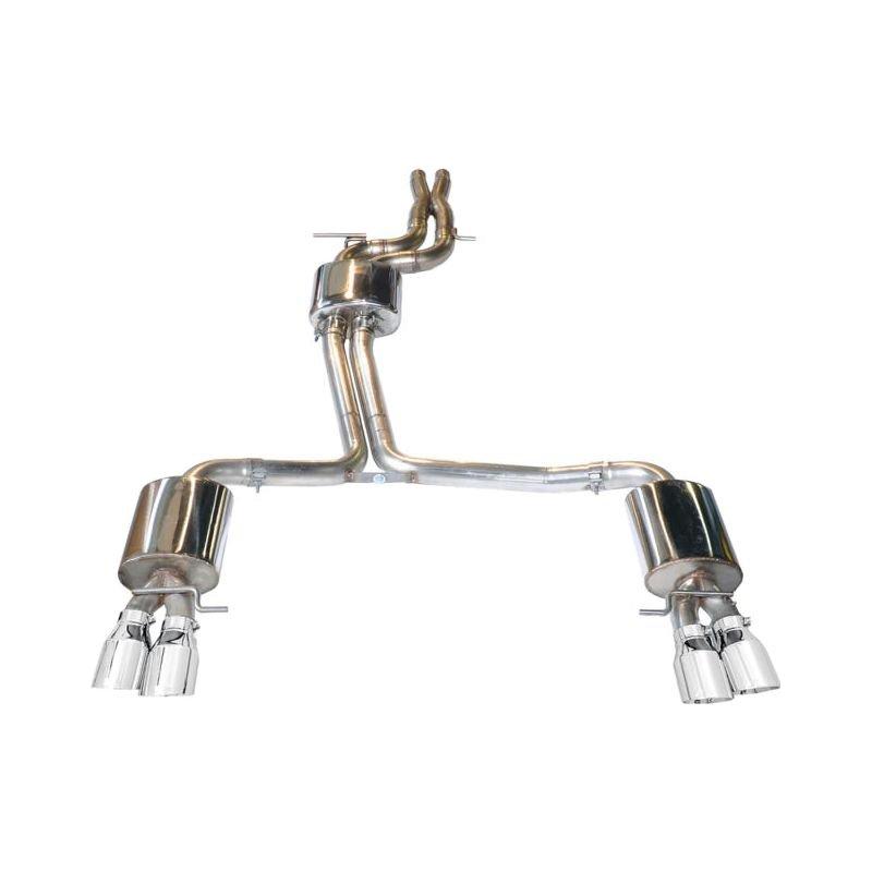 AWE Tuning Audi B8 S5 4.2L Touring Edition Exhaust System - Polished Silver Tips NP Motorsports