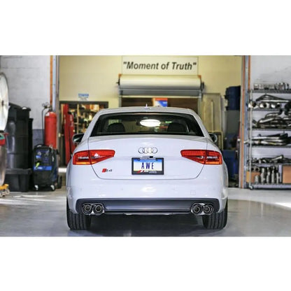 AWE Tuning Audi B8.5 S4 3.0T Touring Edition Exhaust System - Chrome Silver Tips (102mm) NP Motorsports