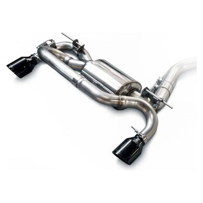 AWE Tuning BMW F22 M235i / M240i Touring Edition Axle-Back Exhaust - Diamond Black Tips (102mm) - Get it from Bo