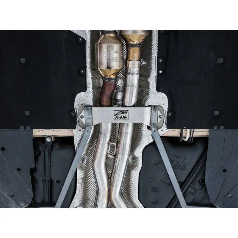 AWE Tuning BMW F8X M3/M4 Track Edition Catback Exhaust - Diamond Black Tips - Get it from Bo