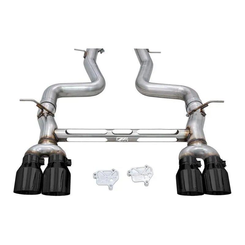 AWE Tuning BMW F8X M3/M4 Track Edition Catback Exhaust - Diamond Black Tips - Get it from Bo