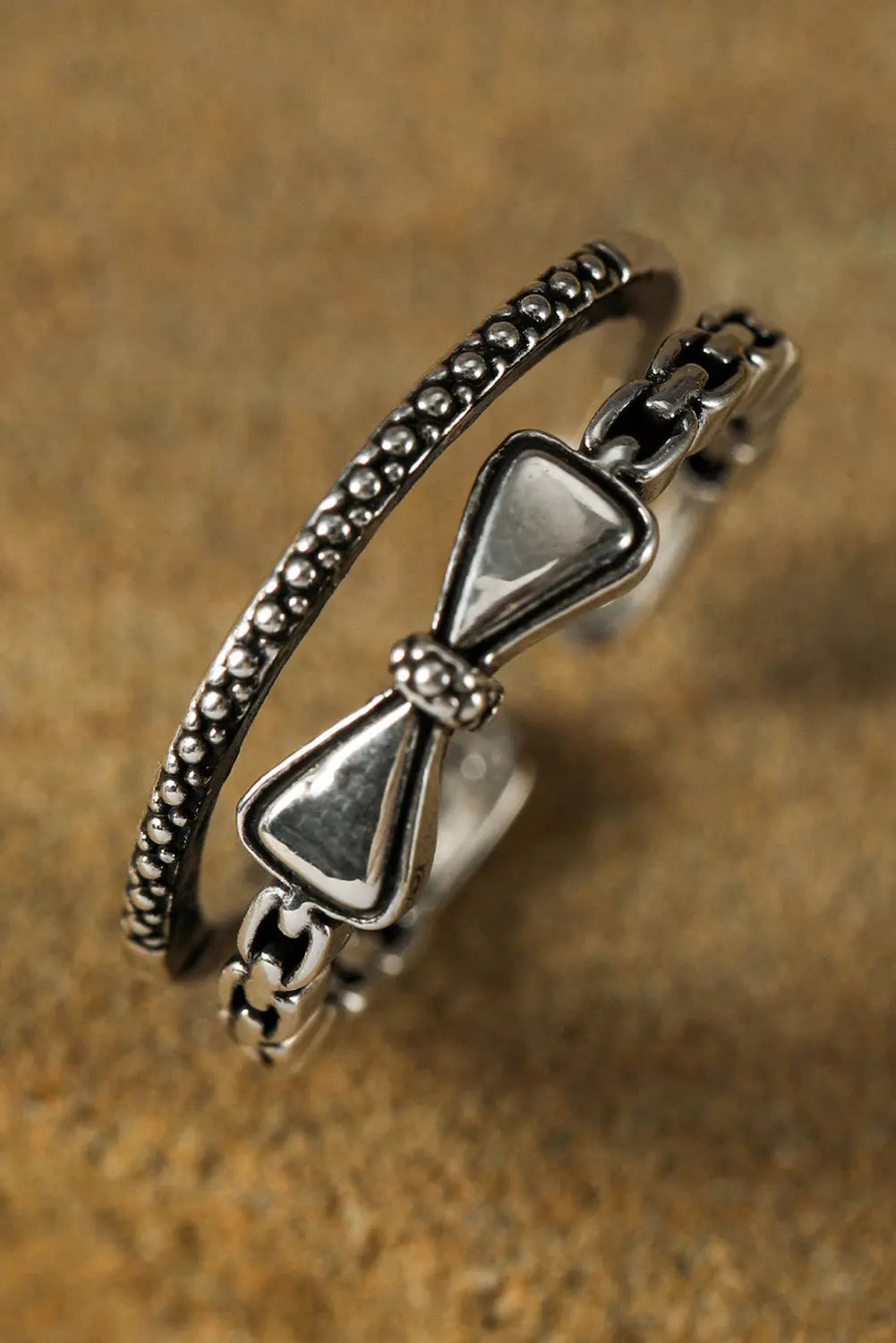 Alena alloy Double Tier Ring