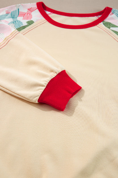 Wynter Sleeve Colorblock Edge Top