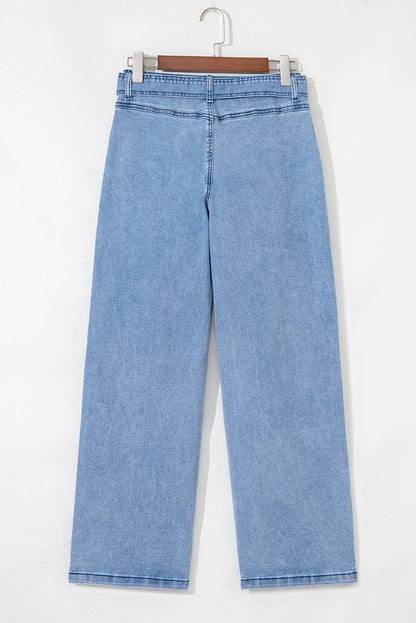 Ava Sash Wide Leg Jeans