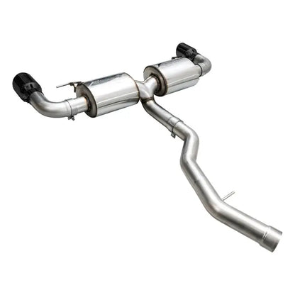 AWE 19-23 BMW 330i / 21-23 BMW 430i Base G2X Touring (Excl.Conv) Axle Back Exhaust - Diamond Black NP Motorsports