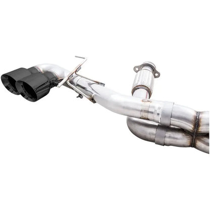 AWE Tuning 2020+ Chevrolet Corvette (C8) Track Edition Exhaust - Quad Diamond Black Tips NP Motorsports