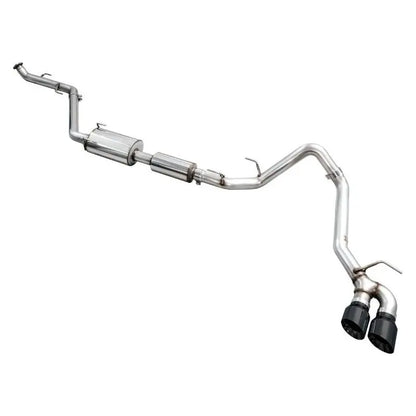 AWE Exhaust for 4th Gen Toyota Tacoma Dual Diamond Black Tips NP Motorsports