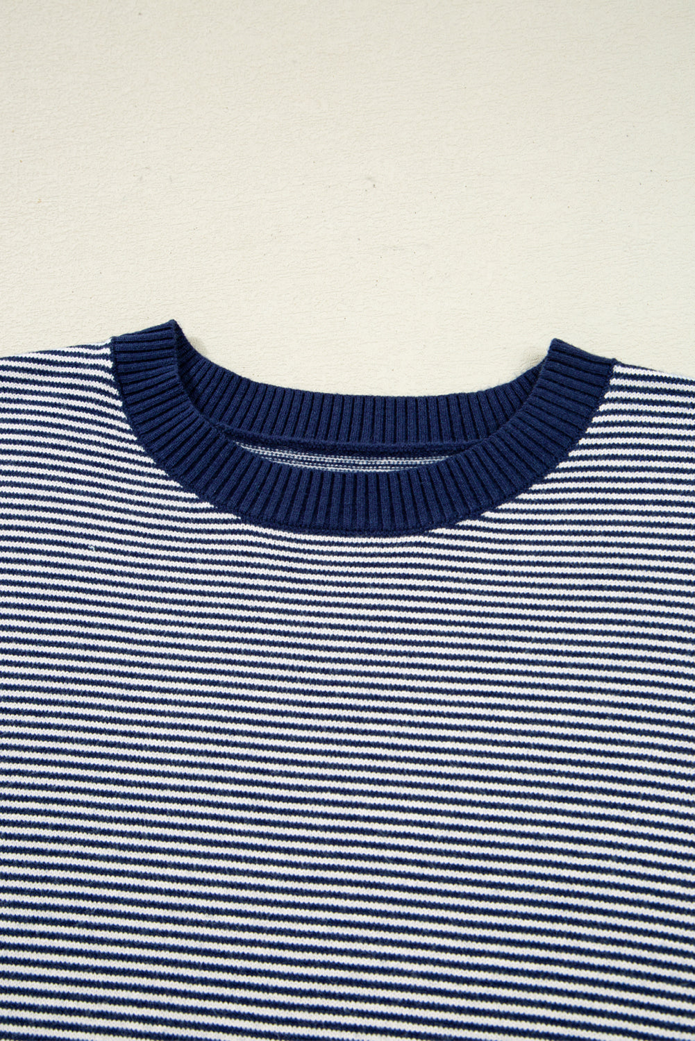 Reese Stripe Dolman Oversize Tunic Sweater Threaded Pear
