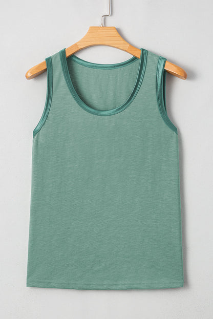 Skyla Metallic Sheen Tank Top