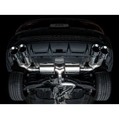 AWE 22-24 Audi 8Y S3 Touring Edition Exhaust - Chrome Silver Tips NP Motorsports