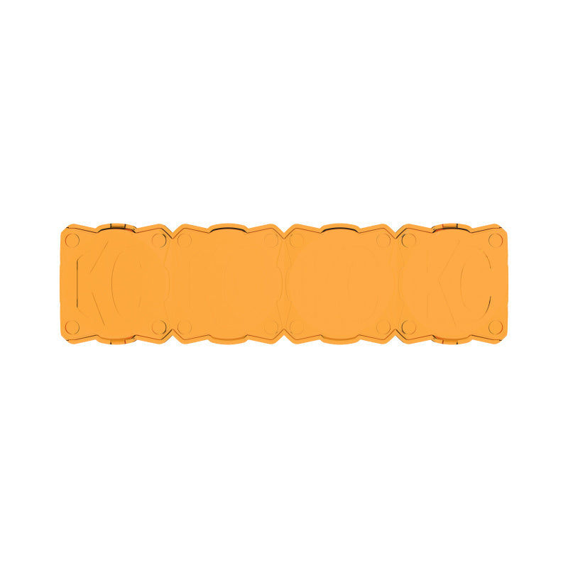 KC HiLiTES FLEX ERA LED Light Bar 10in. Light Shield - Amber (SHIELD ONLY) Dunes 2 Dezert SXS