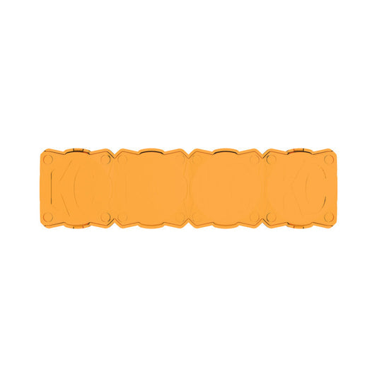 KC HiLiTES FLEX ERA LED Light Bar 10in. Light Shield - Amber (SHIELD ONLY) Dunes 2 Dezert SXS