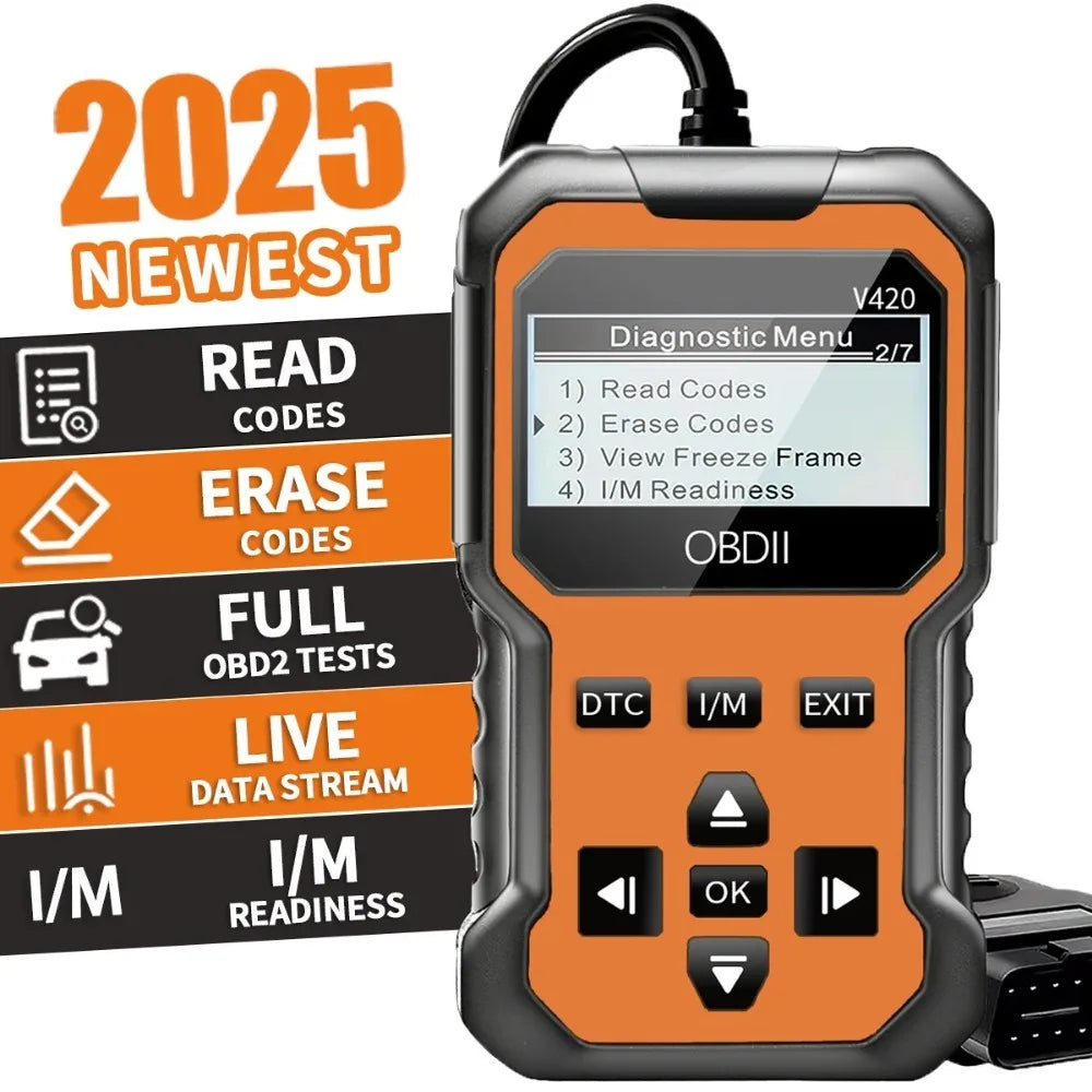 Car OBDII Scanner Diagnostic Tool Code Reader Engine Fault Code