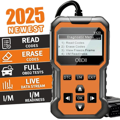 Car OBDII Scanner Diagnostic Tool Code Reader Engine Fault Code