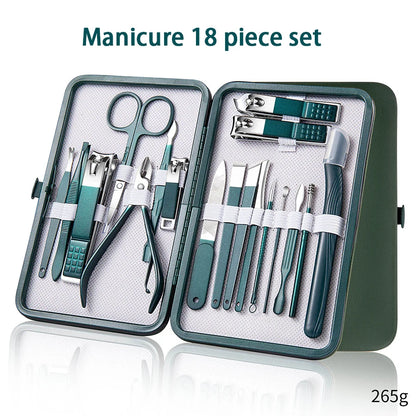 6-9 Pcs Manicure Set with Leather Case Professional