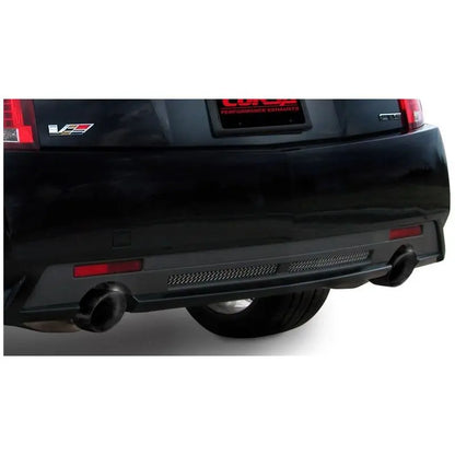 Corsa 09-13 Cadillac CTS Sedan V 6.2L V8 Black Sport Axle-Back Exhaust NP Motorsports