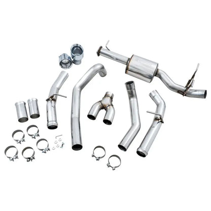 AWE Tuning 19-21 RAM 1500 5.7L (w/Cutouts) 0FG Dual Rear Exit Cat-Back Exhaust - Chrome Silver Tips NP Motorsports