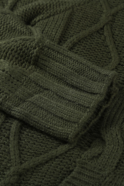 Everly Fur Hood Horn Sweater