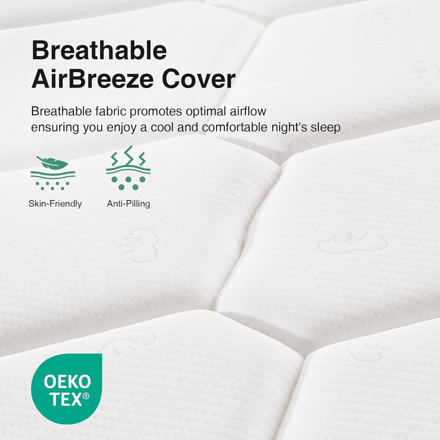 Twin Hybrid Mattress With Medium Support For Bedroom