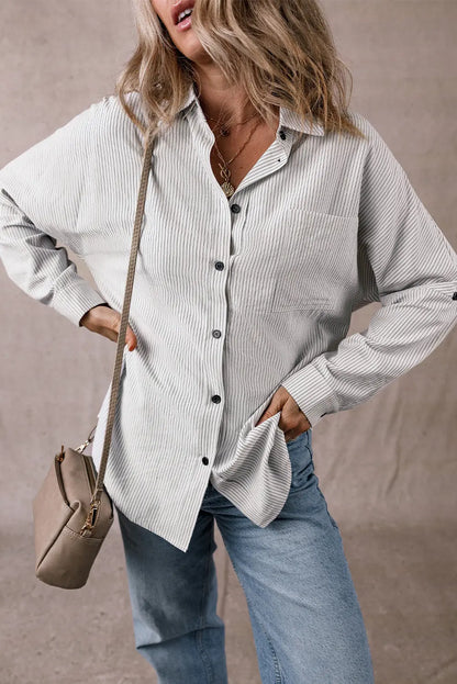 Zazita Tab Sleeve Long Shirt