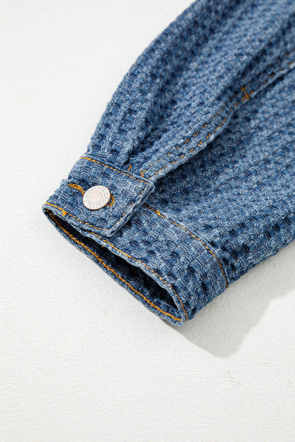 Rosalyn Flap Textured Down Jacket