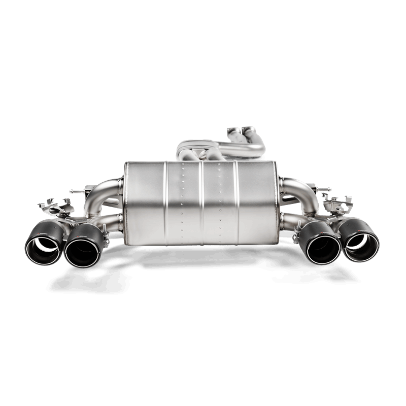 Akrapovic 2018+ BMW M2 Competition/M2 CS (F87N) Slip-On Line (Titanium) w/Carbon Fiber Tips - Get it from Bo