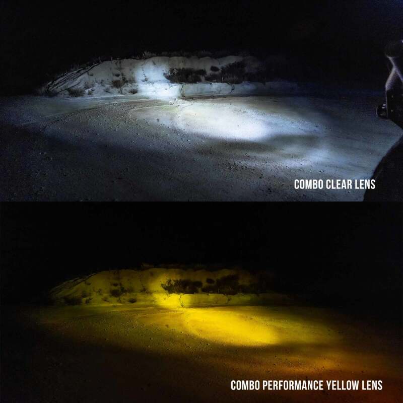 KC HiLiTES FLEX ERA LED Clear Combo Beam Lens for Light Bars Dunes 2 Dezert SXS